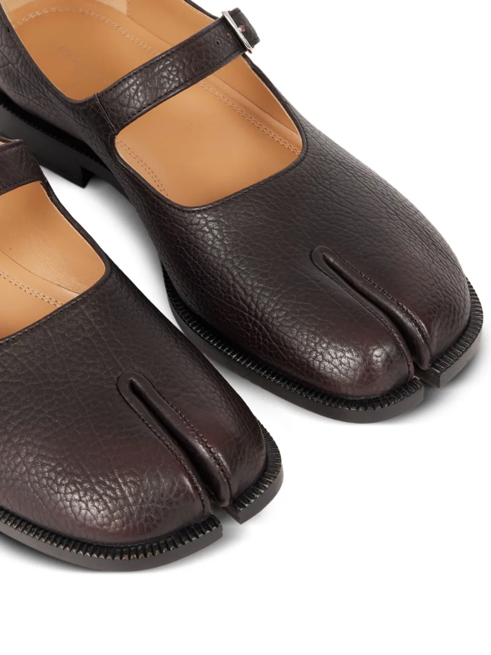 Maison Margiela Tabi Mary Jane loafers Brown