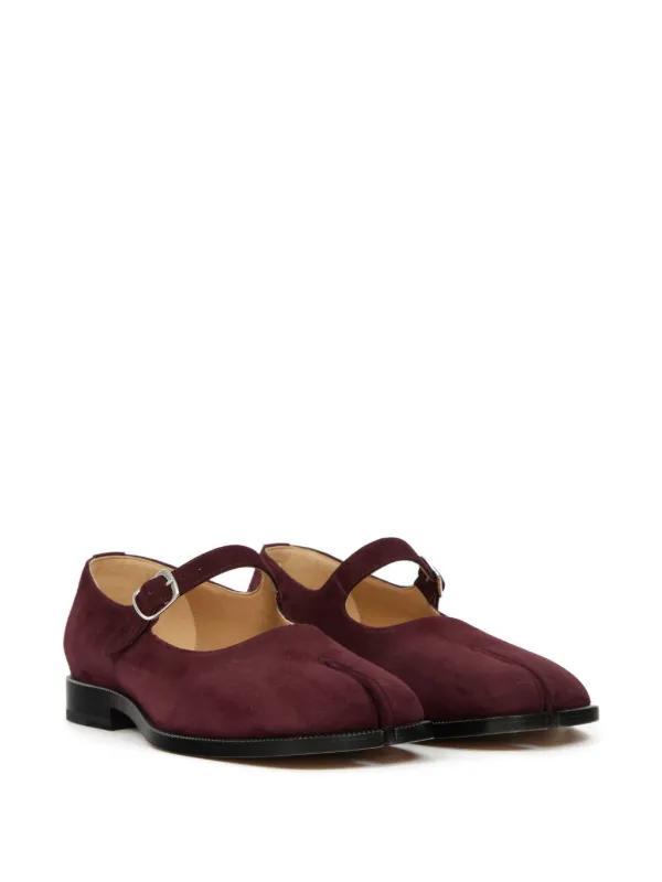 Maison margiela tabi タビフラットシューズ　レッド Maison Margiela Sapato Boneca Tabi | Vermelho | FARFETCH BR