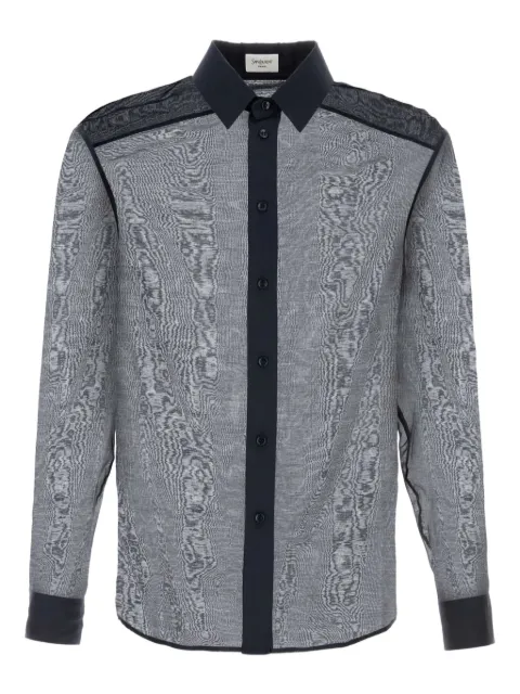 Saint Laurent semi-sheer shirt