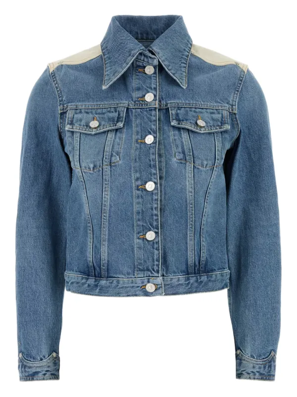 Givenchy Jacket in Denim with Yoke in Blue
