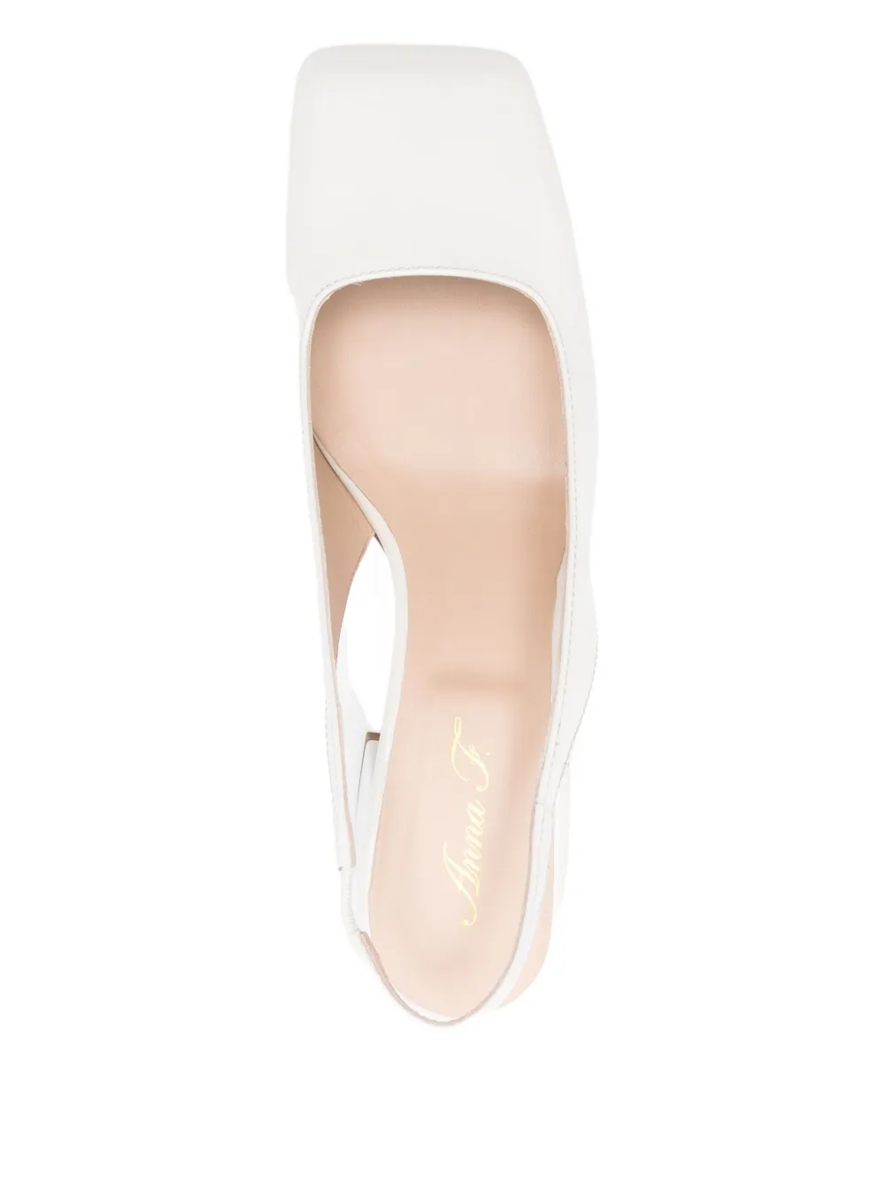 Anna F. 60mm 1839 slingback pumps White