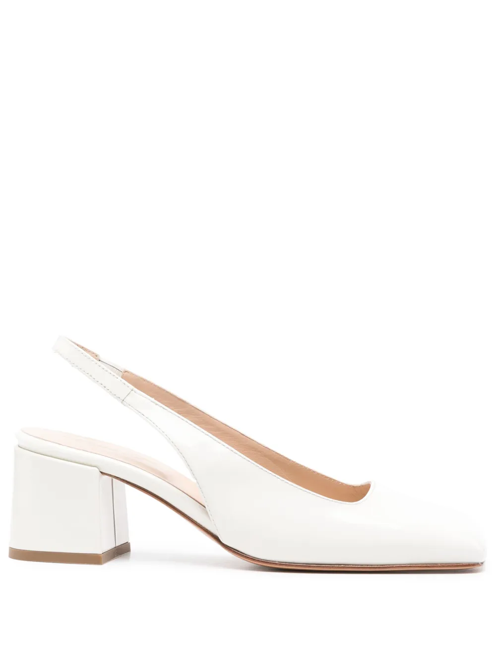 Anna F. 60mm 1839 slingback pumps White