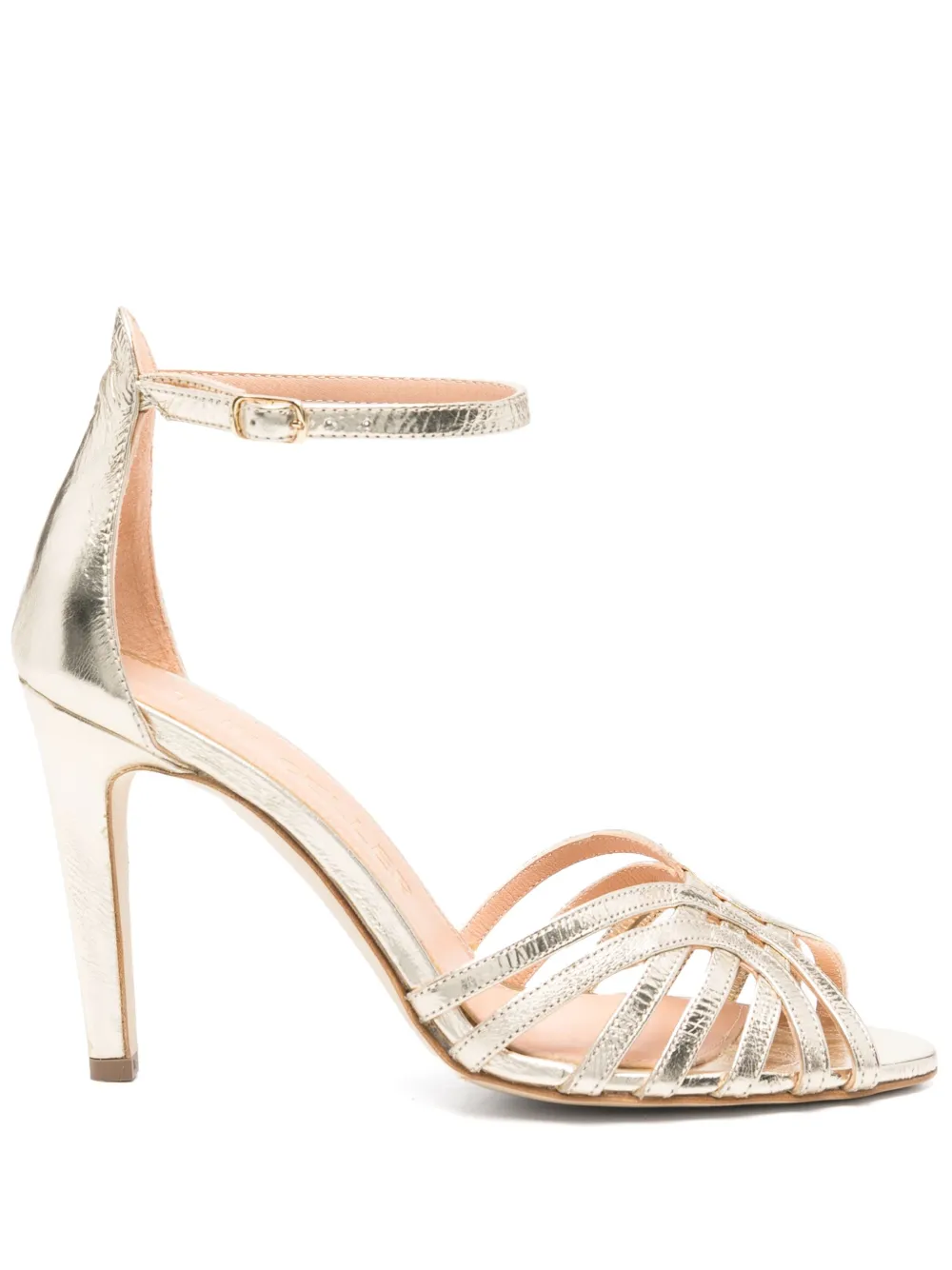 The Seller 100mm heeled sandals Gold