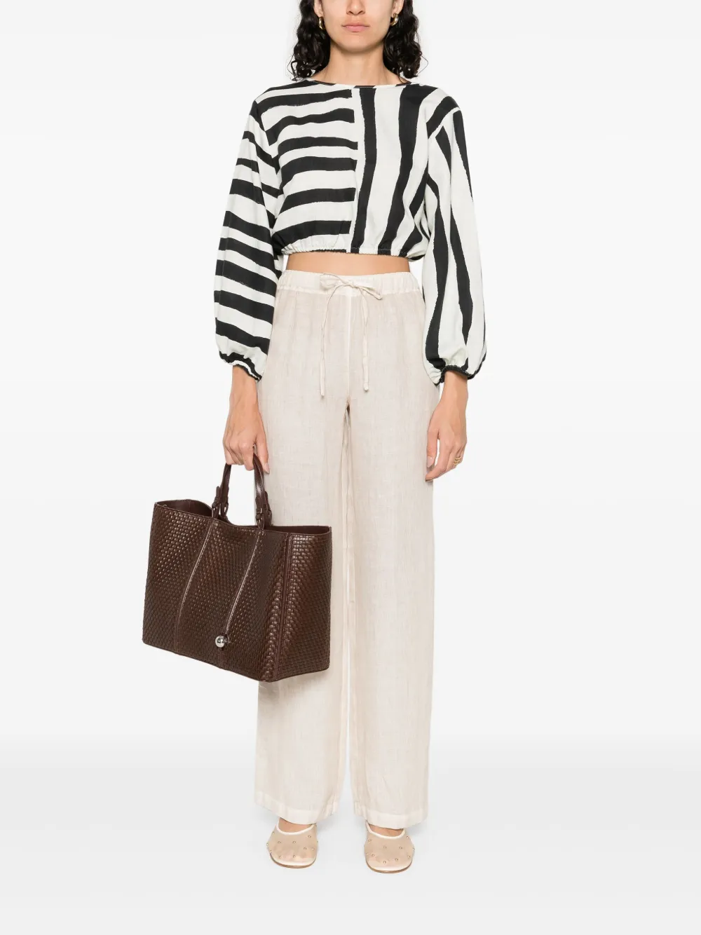 120% Lino linen trousers - Beige
