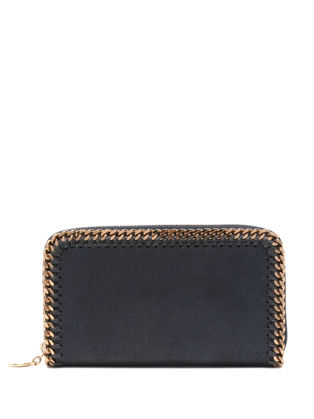 Stella McCartney chain-trimmed zip-around wallet | Blue | Image 1