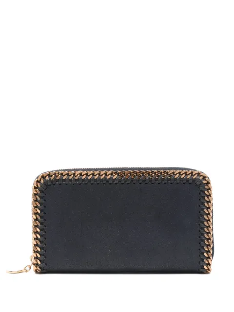 Stella McCartney chain-trimmed zip-around wallet