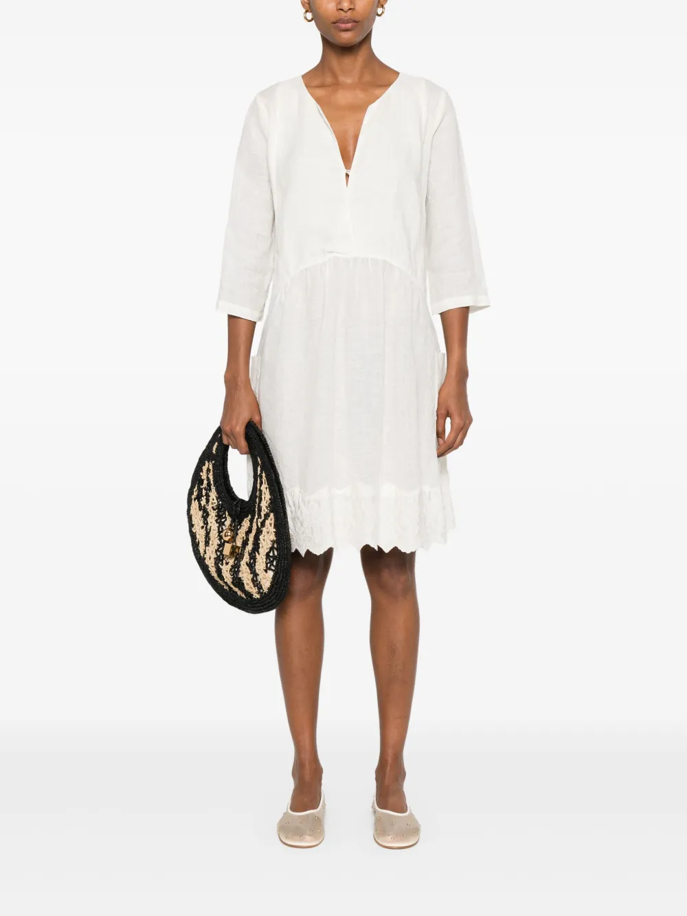 120% Lino linen dress - Beige
