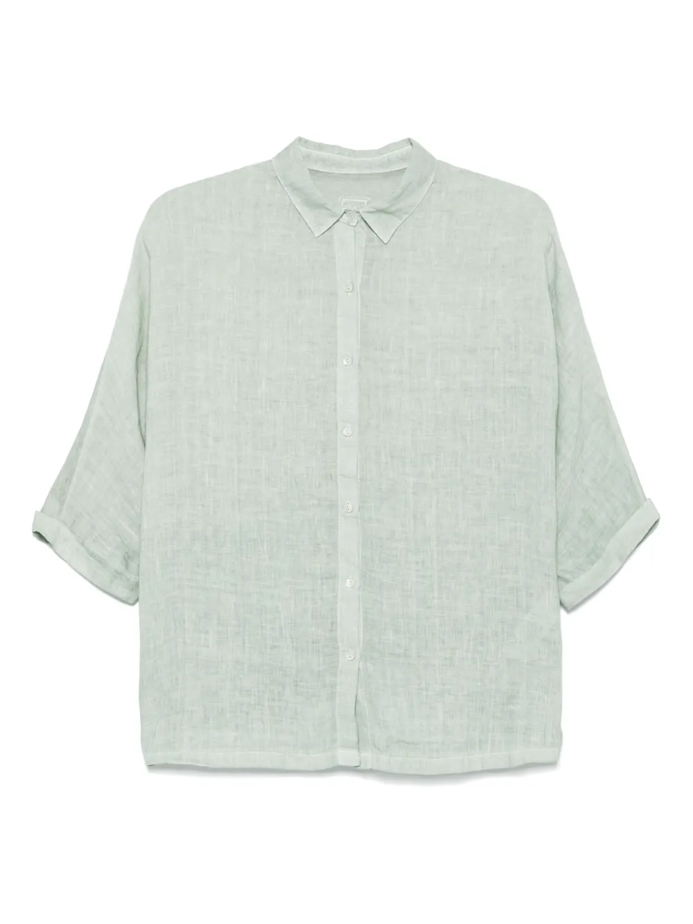 120% Lino linen shirt - グリーン 120% Lino linen shirt - グリーン
