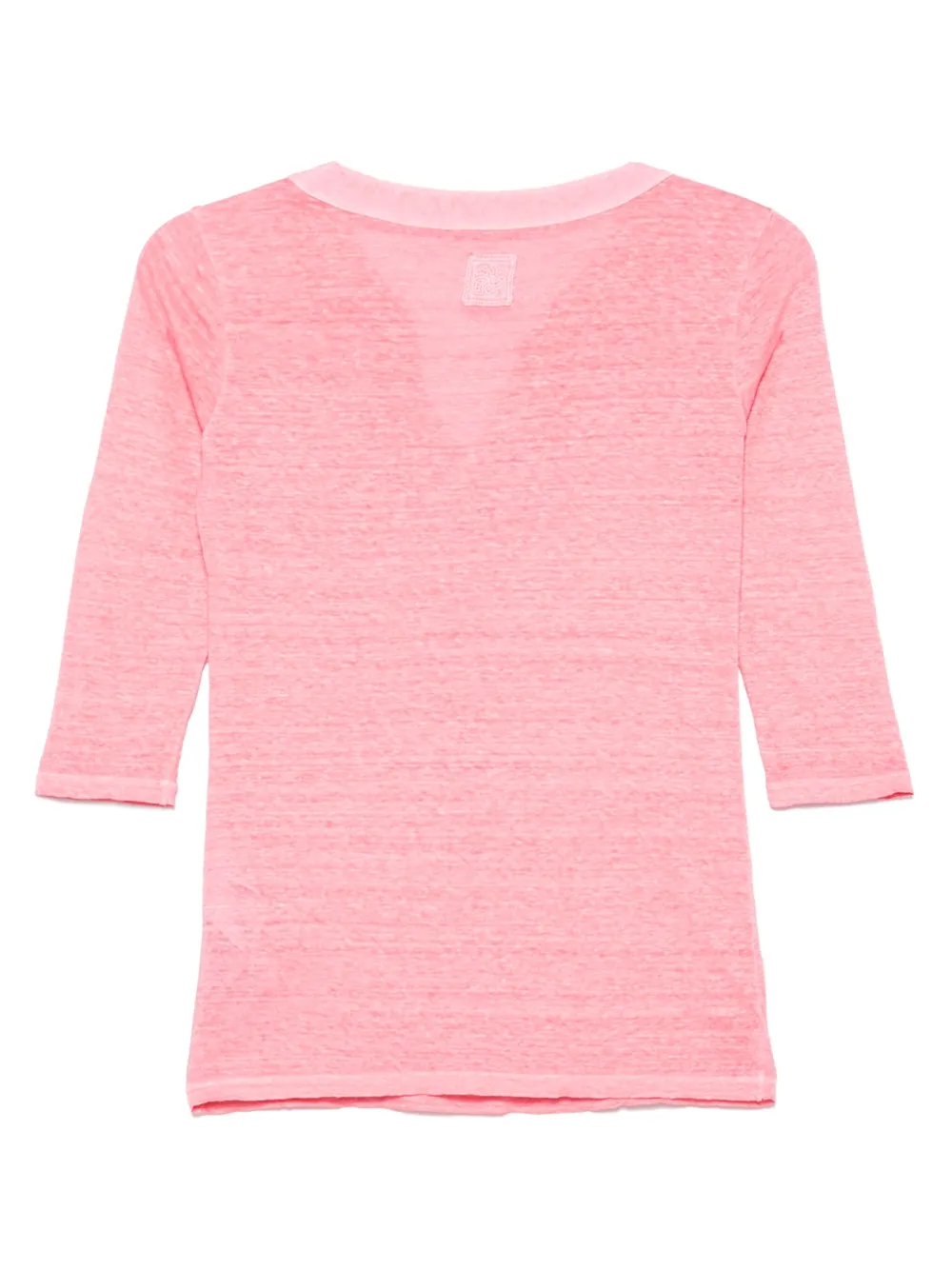 120% Lino linen blouse - Roze
