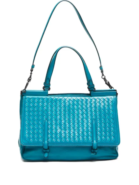 Bottega Veneta Pre-Owned 2010-2024s Intrecciato Flap shoulder bag