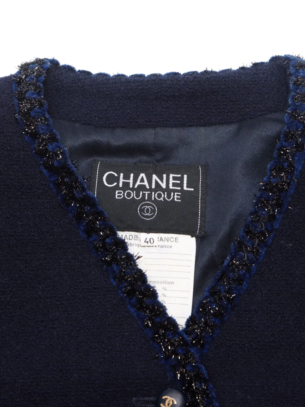 Pre-owned Chanel 1990s Wool Jacket