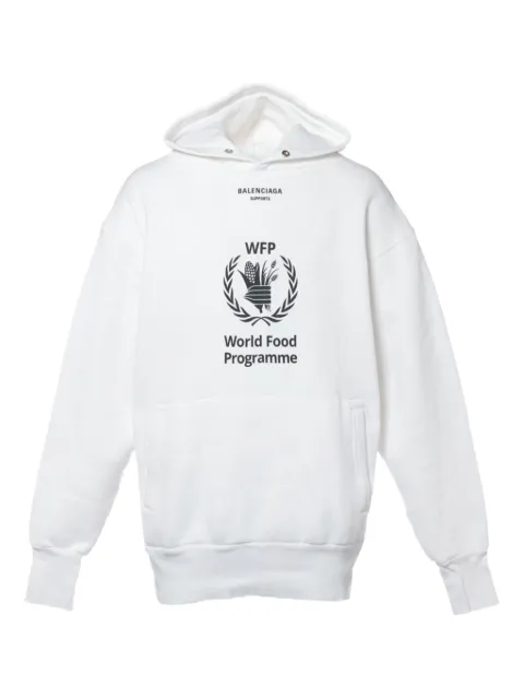 Balenciaga Pre-Owned hoodie 2018 en colaboración con WFP