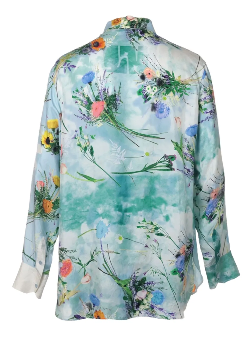 Louis Vuitton Pre-Owned 2020s floral-print silk shirt | Shirts | Image 2