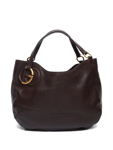 Gucci Pre-Owned 2010-2020s Interlocking G leather tote bag