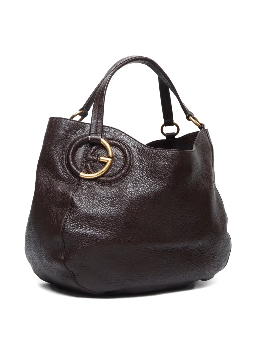 Pre-owned Gucci 2010-2020s Interlocking G Leather Tote Bag