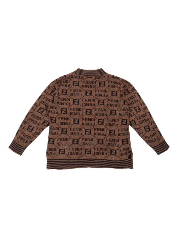 【大人気】FENDI ロゴデザイン セーター 楽天市場】フェンディ 子供服 ニット セーター ネイビー ホワイト