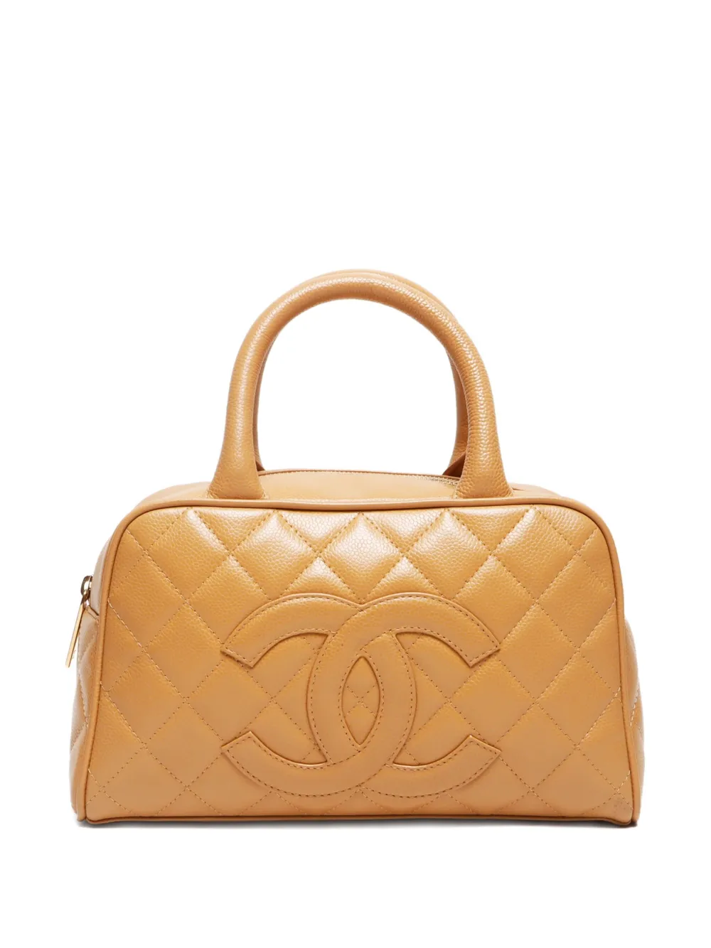 CHANEL Pre-Owned 2003-2004 mini Boston bag | Neutrals | Image 1