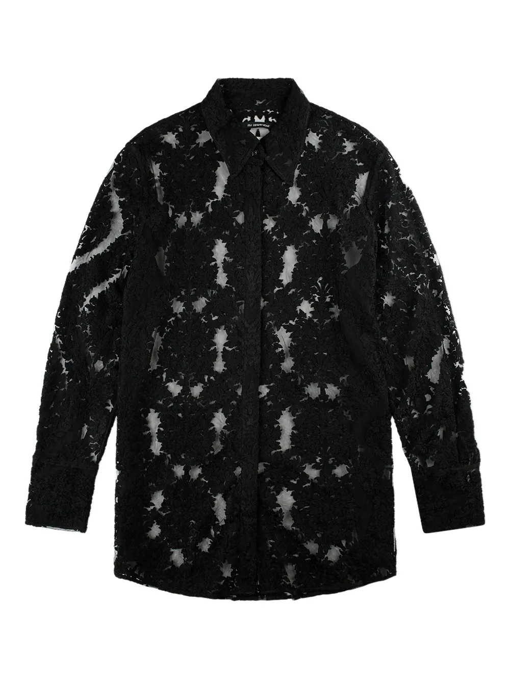 SONG FOR THE MUTE LACE-PATTERNED SHIRT 