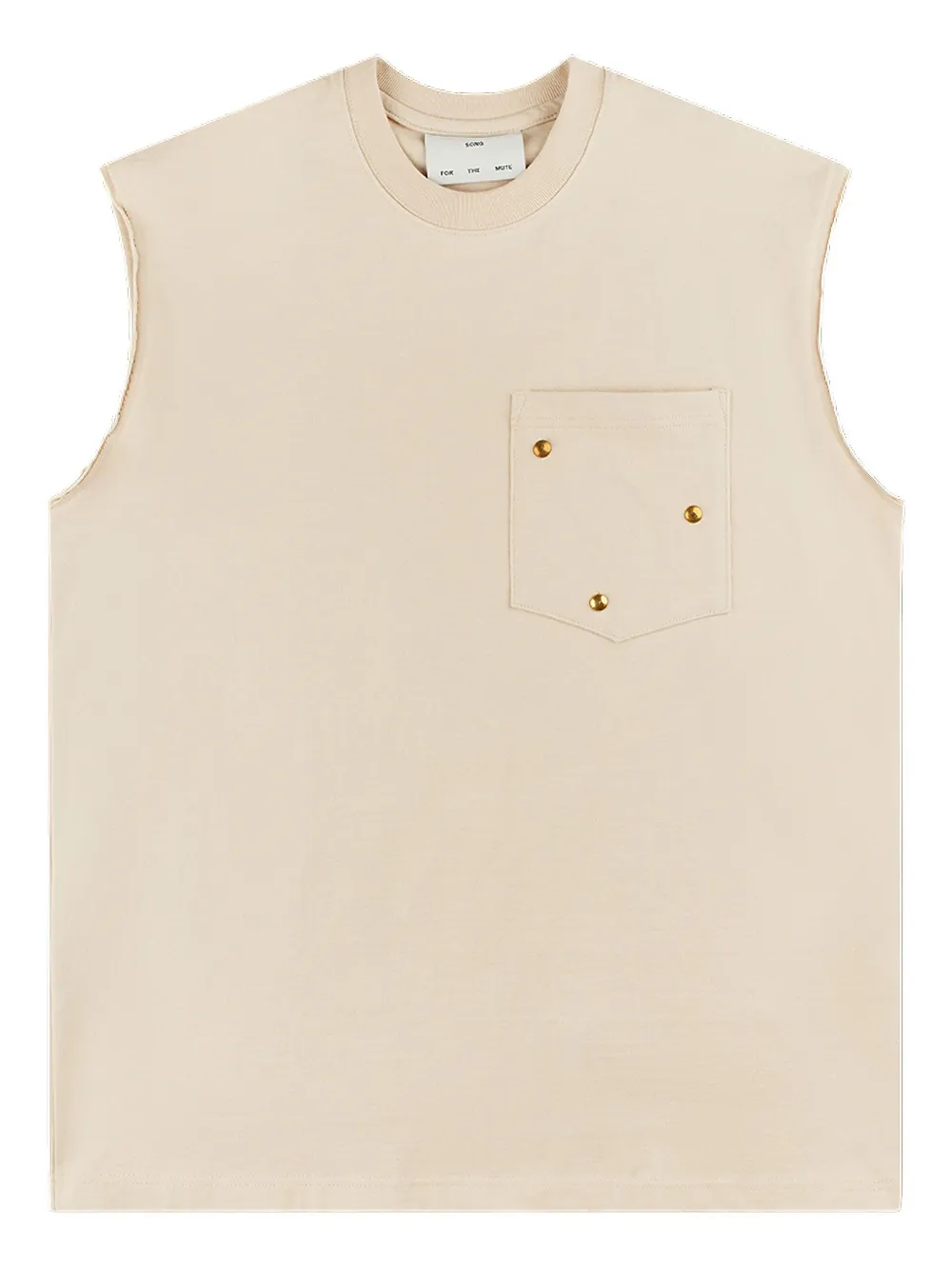Shop Song For The Mute Arabesque "white" Vest
