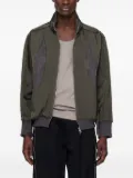 Song For The Mute teardrop panel track jacket - Green