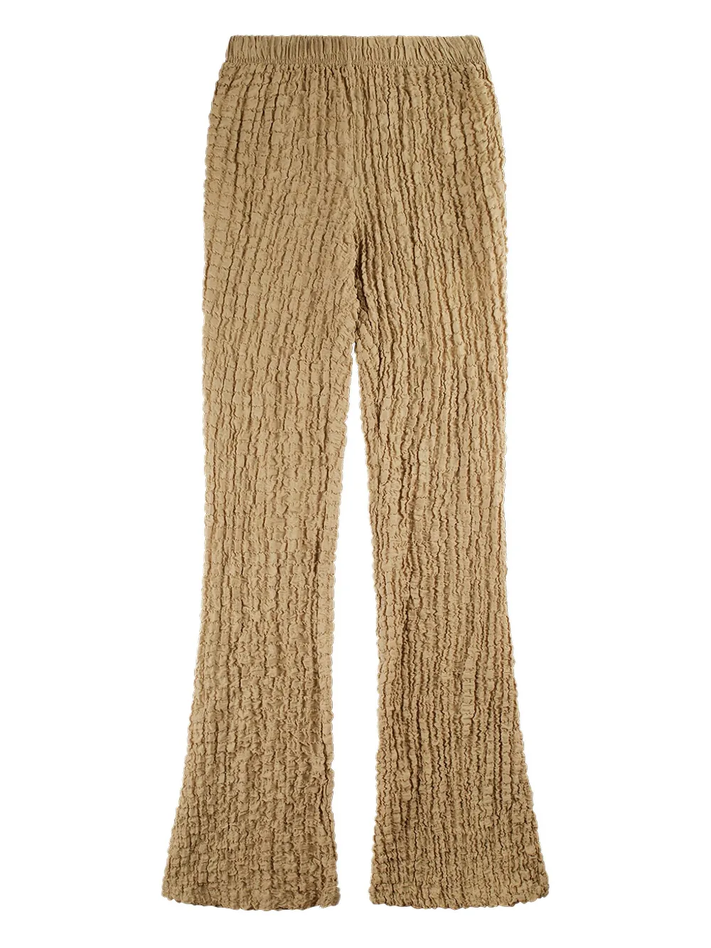 Song For The Mute crinkled-effect trousers - Beige