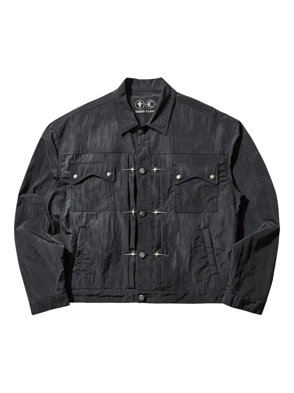 THUG CLUB Scar Claw shirt jacket | Black | Image 1