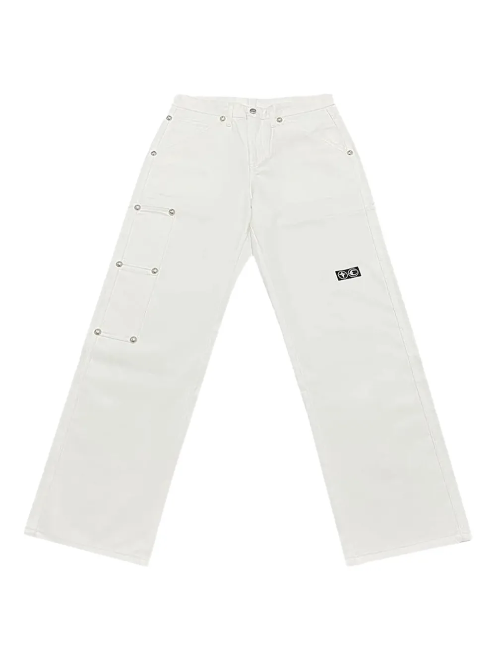 straight-leg trousers