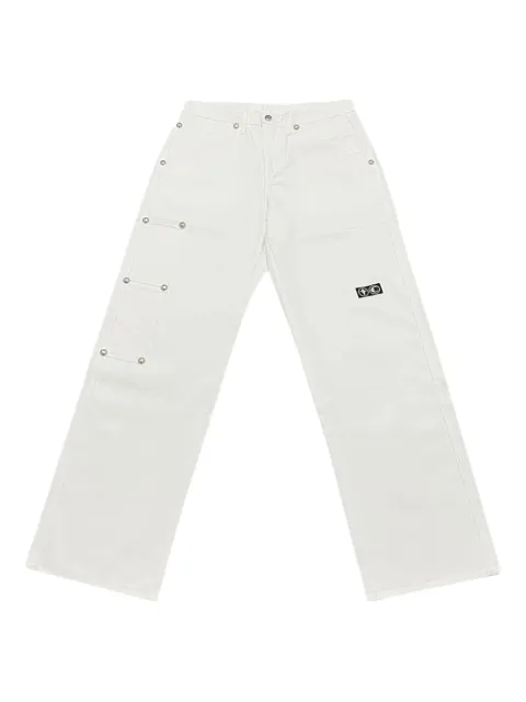THUG CLUB straight-leg trousers