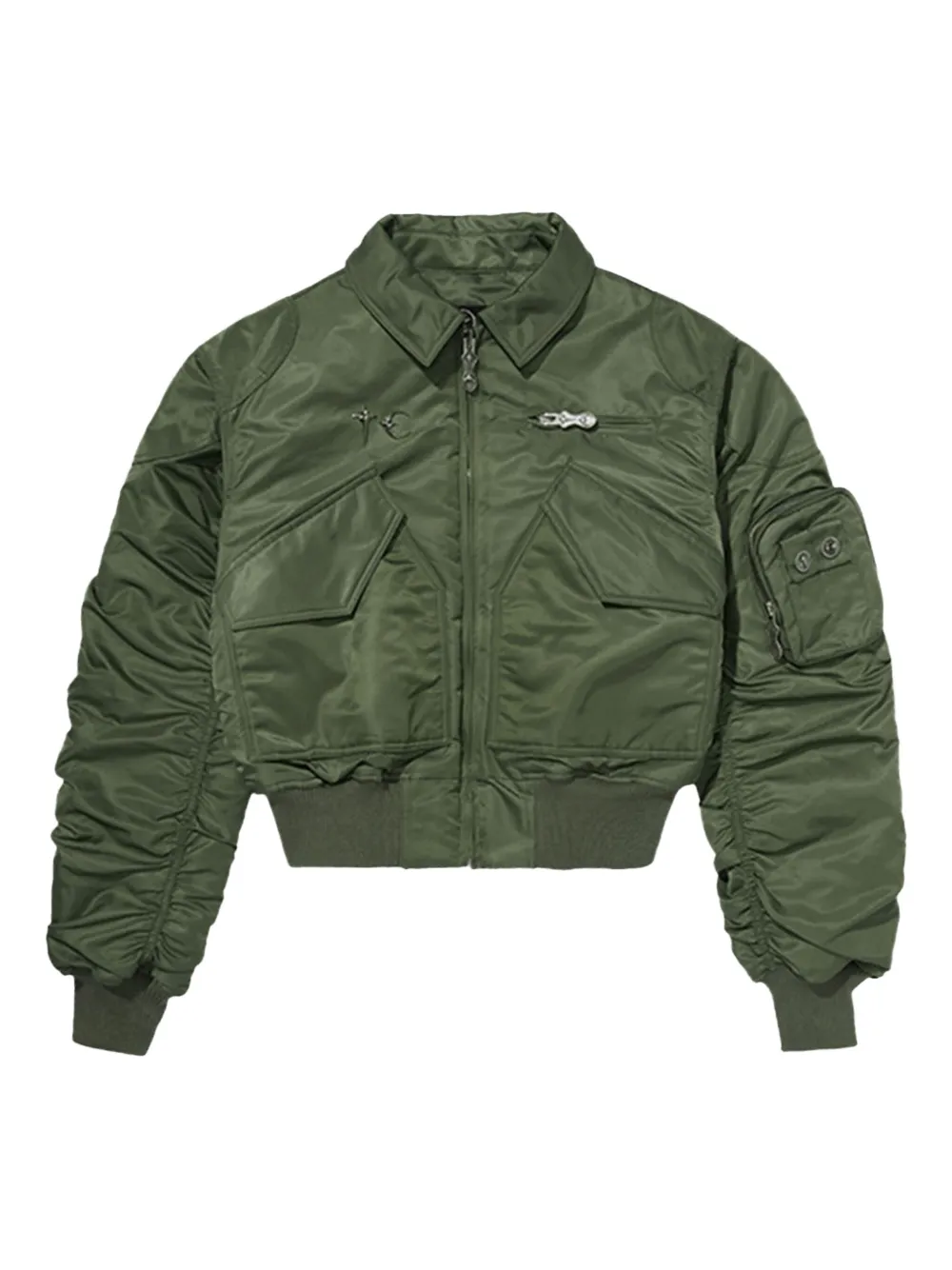 THUG CLUB A Wingless Bird "Green" bomber jacket | Green | Image 1