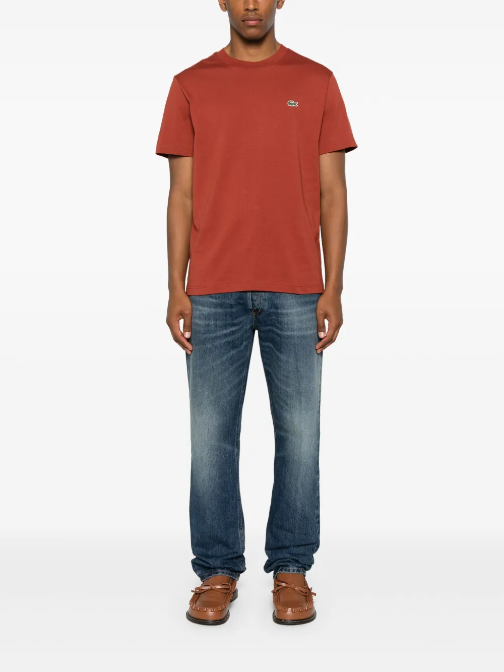 Lacoste cotton T-shirt - Bruin