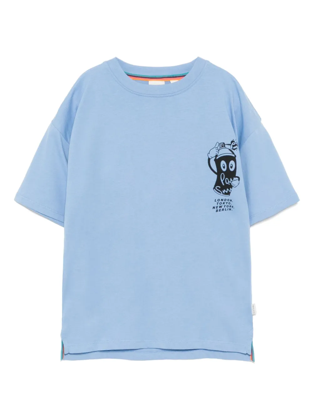 Paul Smith Junior playera con estampado gráfico | azul | Image 1