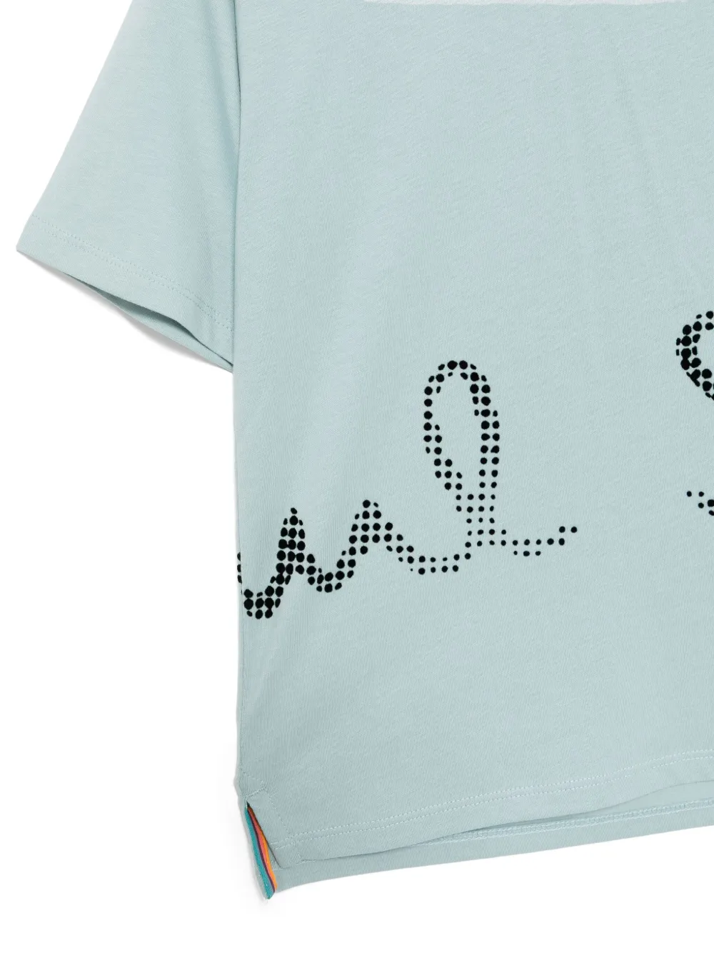 Paul Smith Junior T-shirt met logoprint Blauw