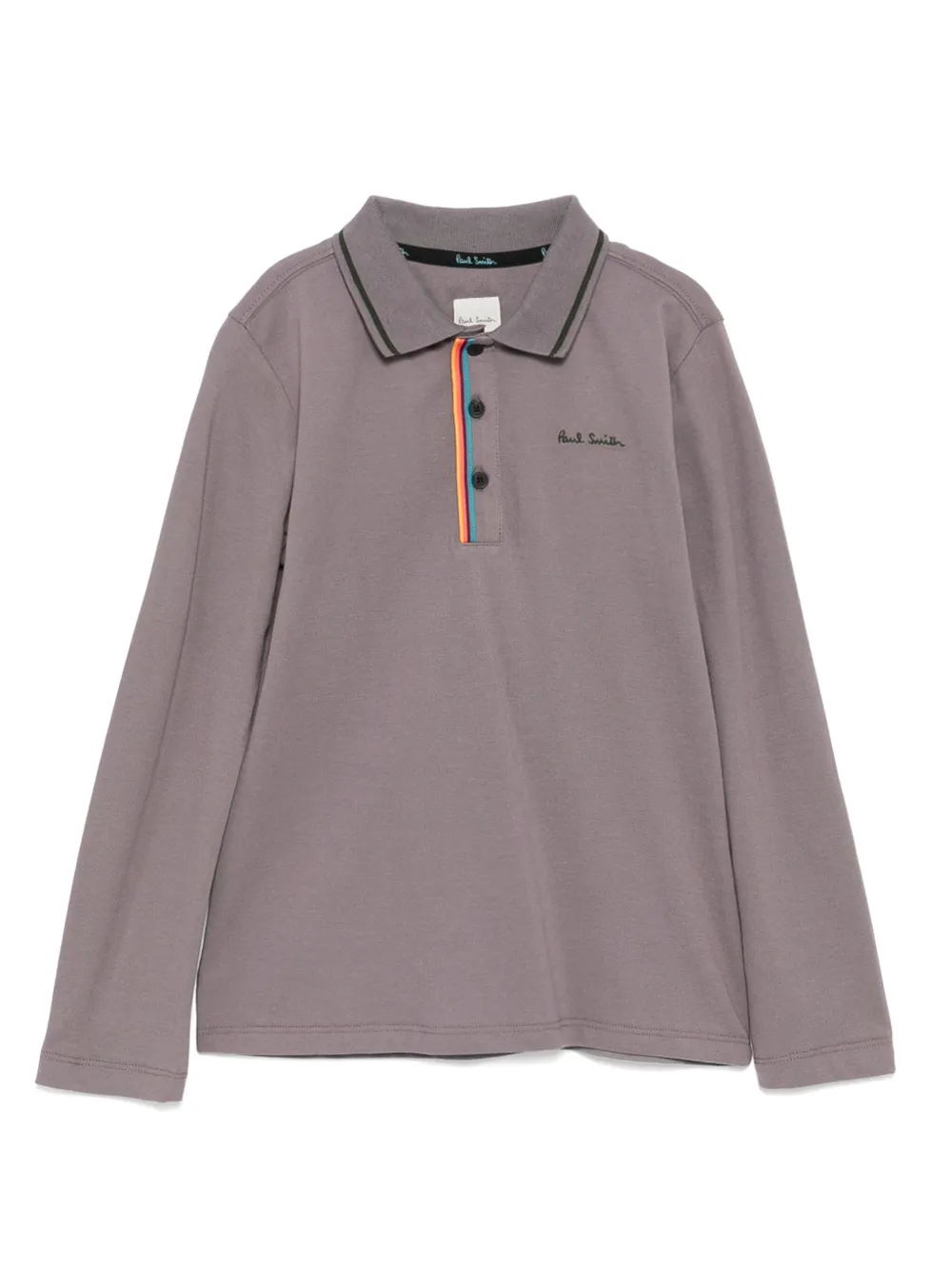 Paul Smith Junior Kids' Logo-embroidered Polo Shirt