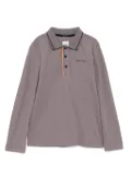 Paul Smith Junior logo-embroidered polo shirt - Purple