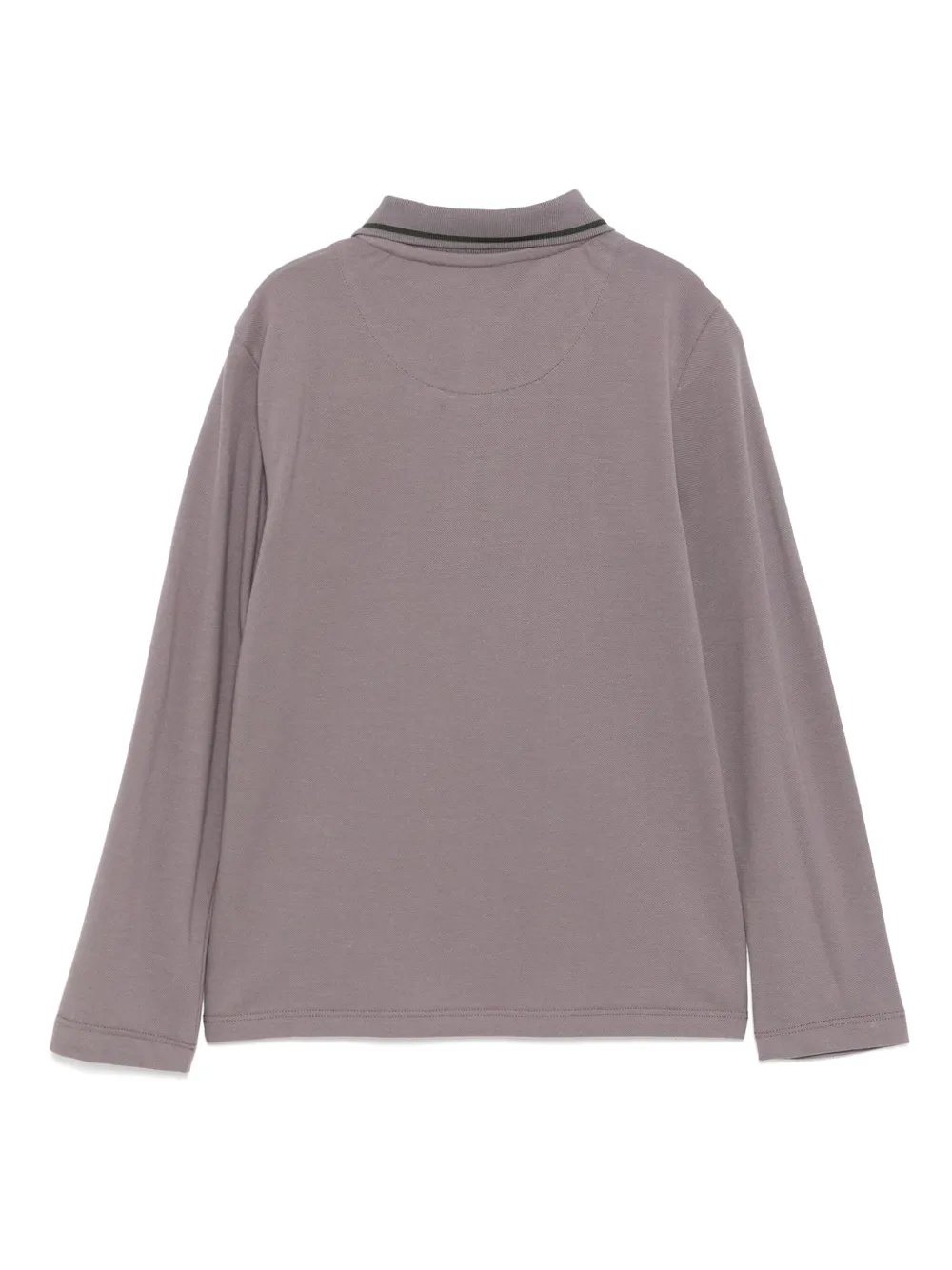 Paul Smith Junior Poloshirt met geborduurd logo Paars