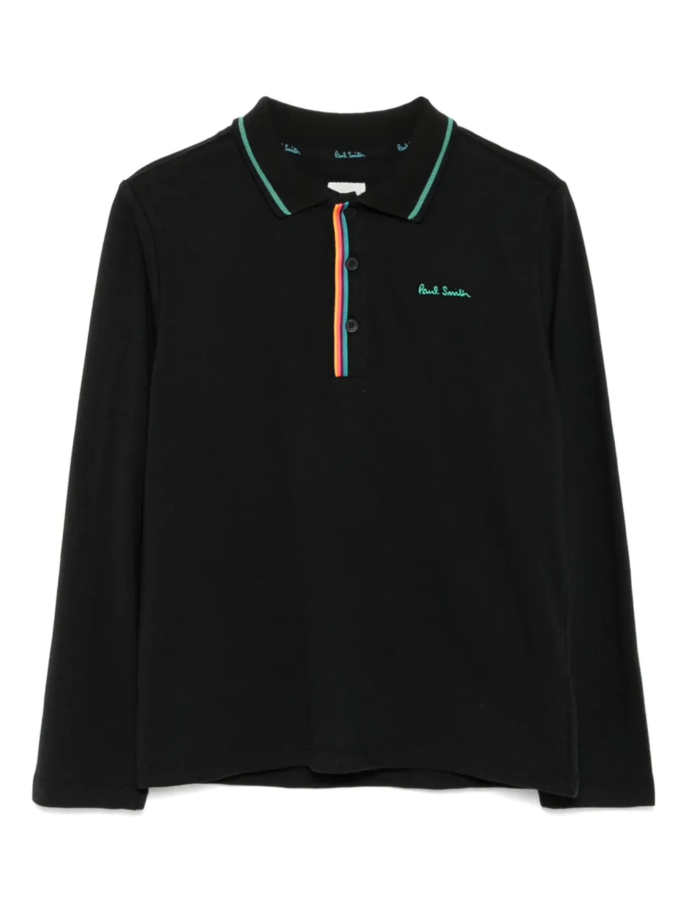 Paul Smith Junior Kids' Logo-embroidered Polo Shirt