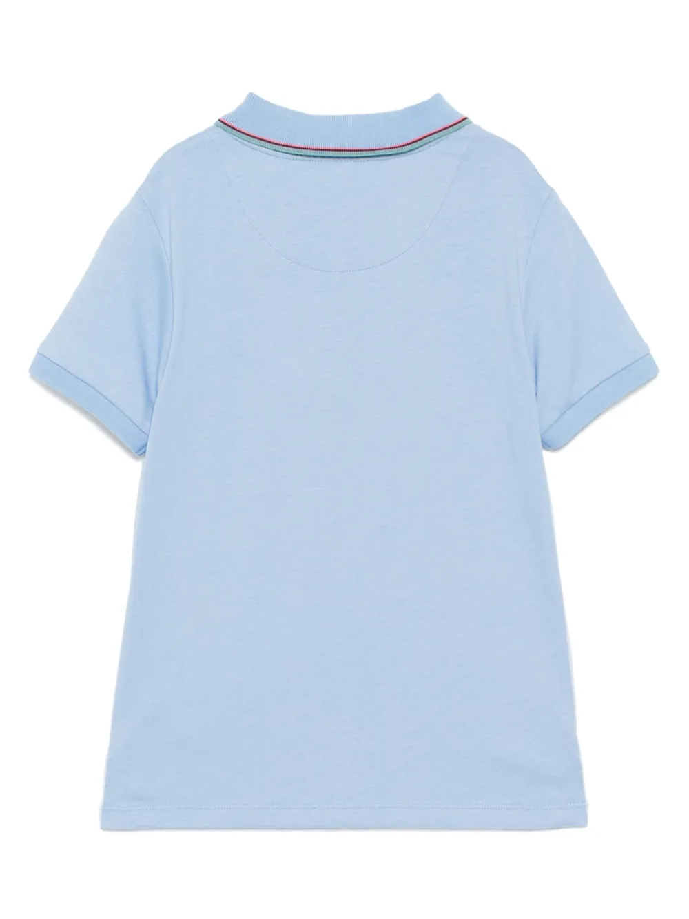 Paul Smith Junior Poloshirt met geborduurd logo Blauw