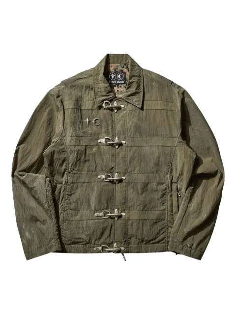 THUG CLUB toggle-fastening shirt jacket