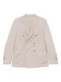 LUIGI BIANCHI MANTOVA double breasted blazer - Neutrals