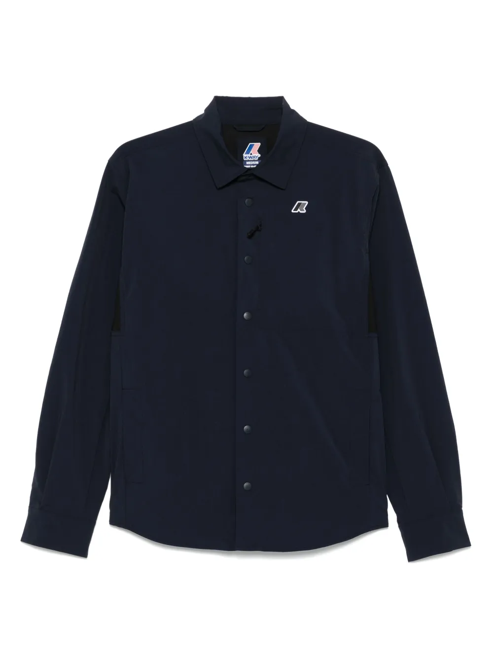 K-Way Shirtjack met logopatch Blauw