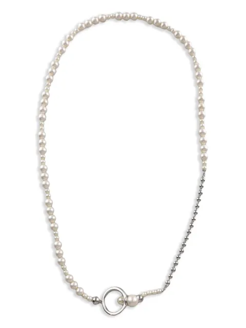 AMBUSH collar con detalle de perlas