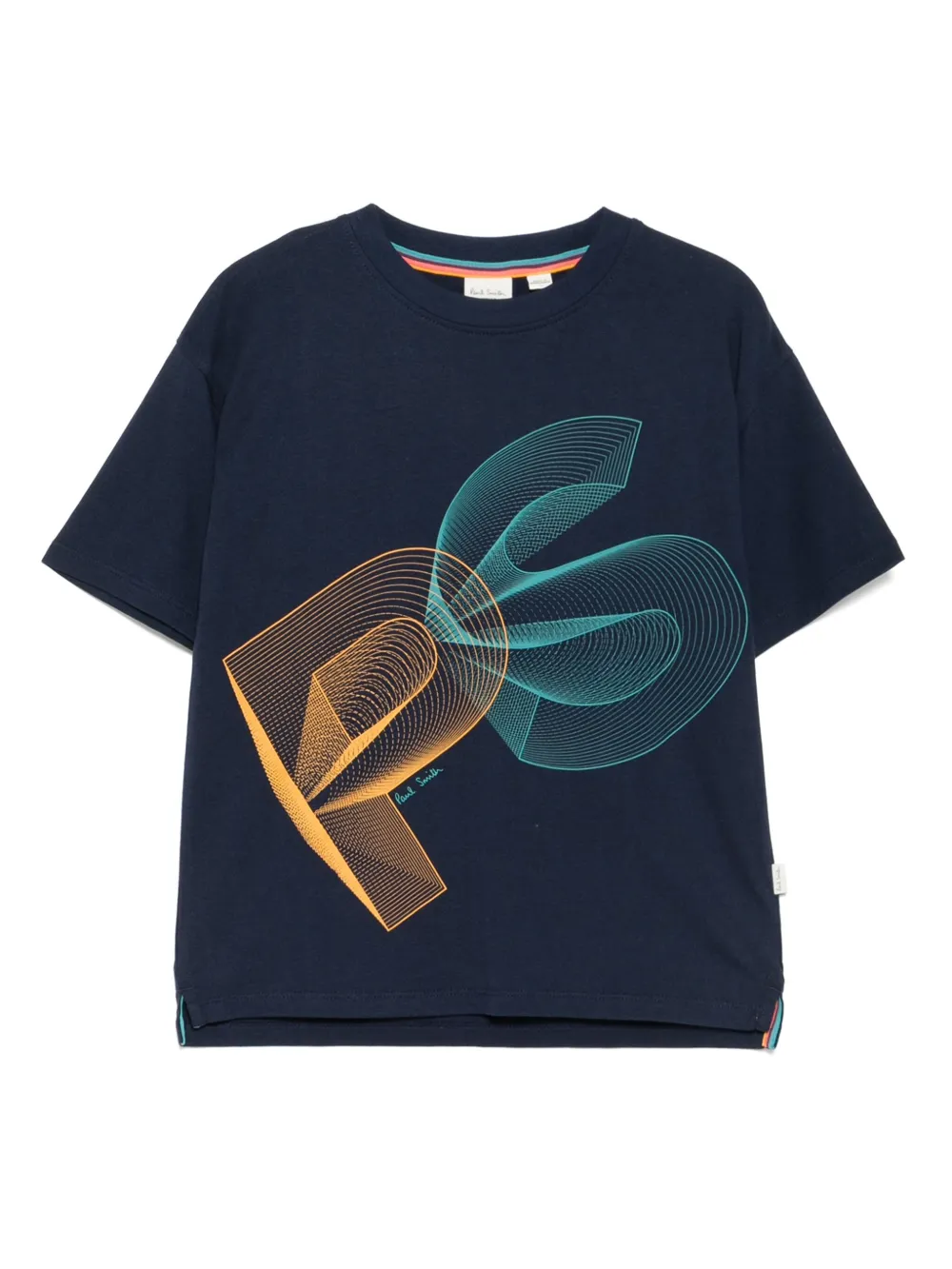 Paul Smith Junior playera con estampado gráfico | azul | Image 1