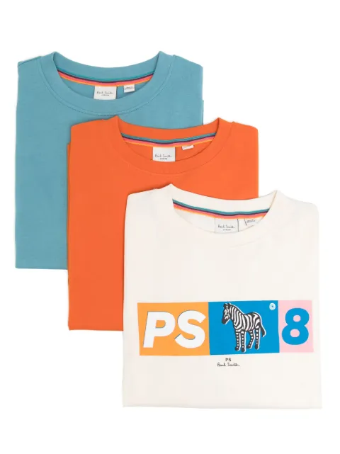 Paul Smith Junior logo-print T-shirt (pack of three)