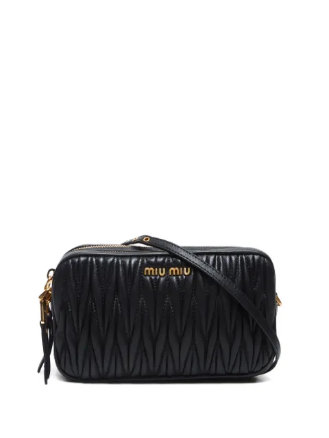 Miu Miu Pre-Owned 2010s matelassé cross body bag 