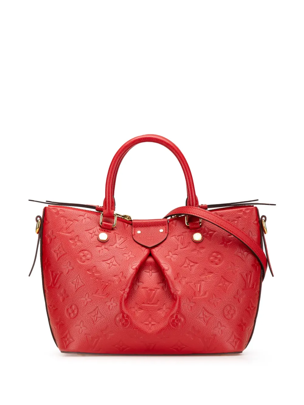 Louis Vuitton Pre-Owned 2015 モノグラム アンプラント マザリン PM サッチェルバッグ - レッド Louis Vuitton Pre-Owned 2015 モノグラム アンプラント マザリン PM サッチェルバッグ - レッド