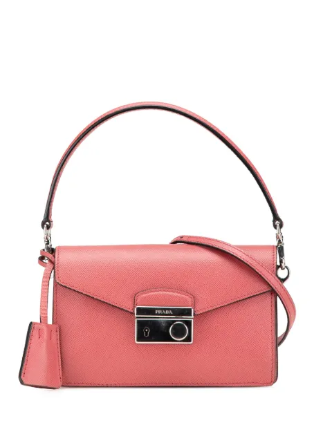 Prada Pre-Owned 2013-2024 Mini Saffiano Lux Sound satchel