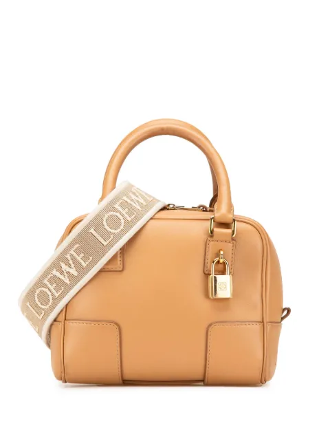 Loewe Pre-Owned bolsa satchel Calfskin Amazona 16 Square Bag 2022