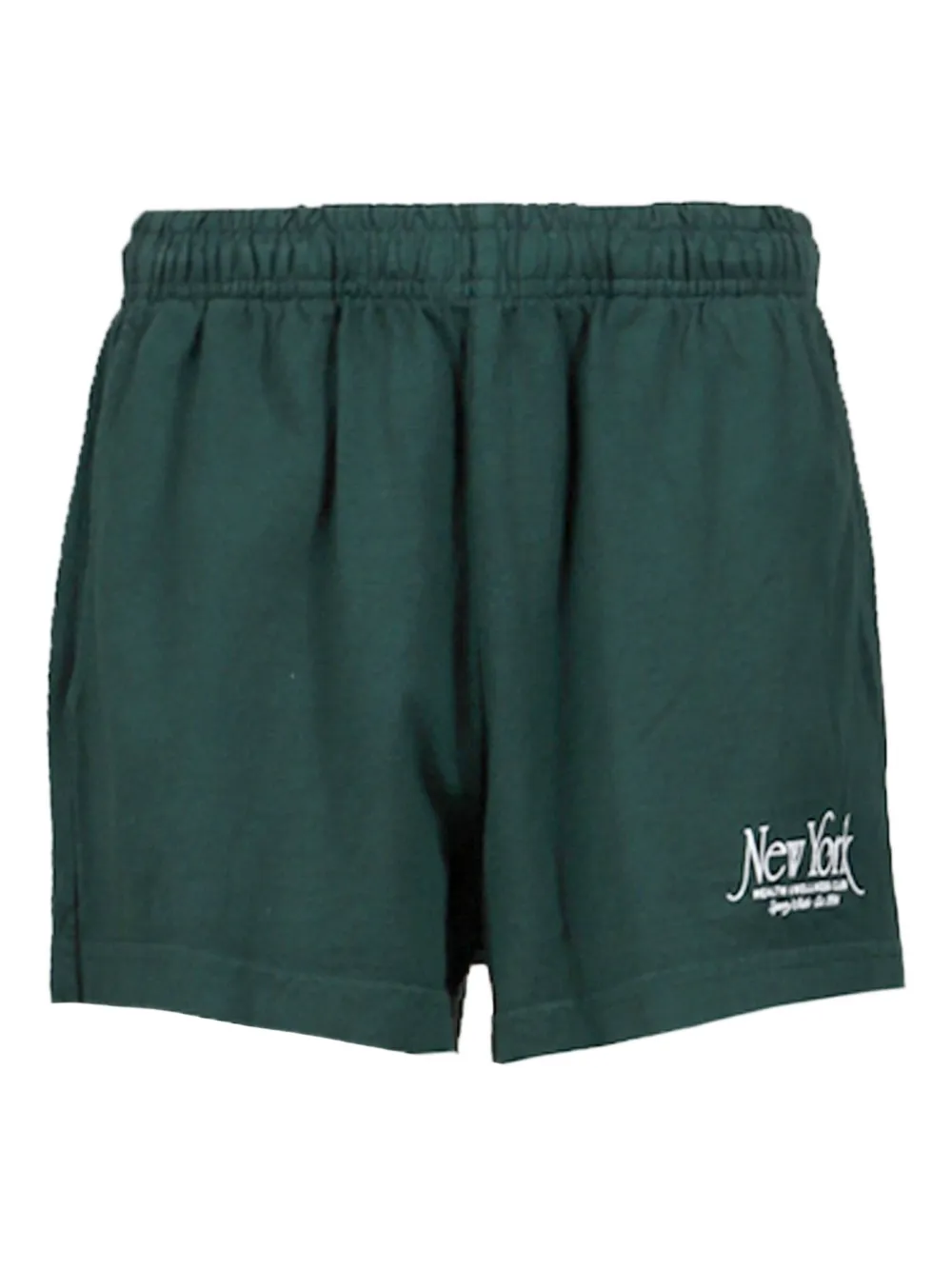 Sporty & Rich Shorts met geborduurd logo Groen