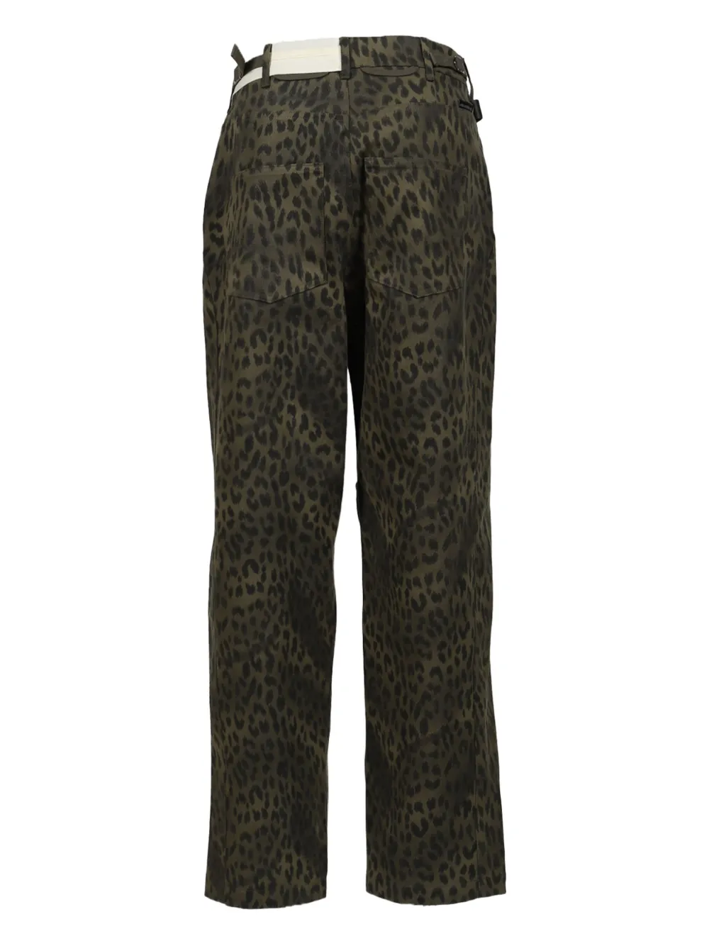 Andersson Bell leopard-print cargo trousers | Straight-Leg Pants | Image 2