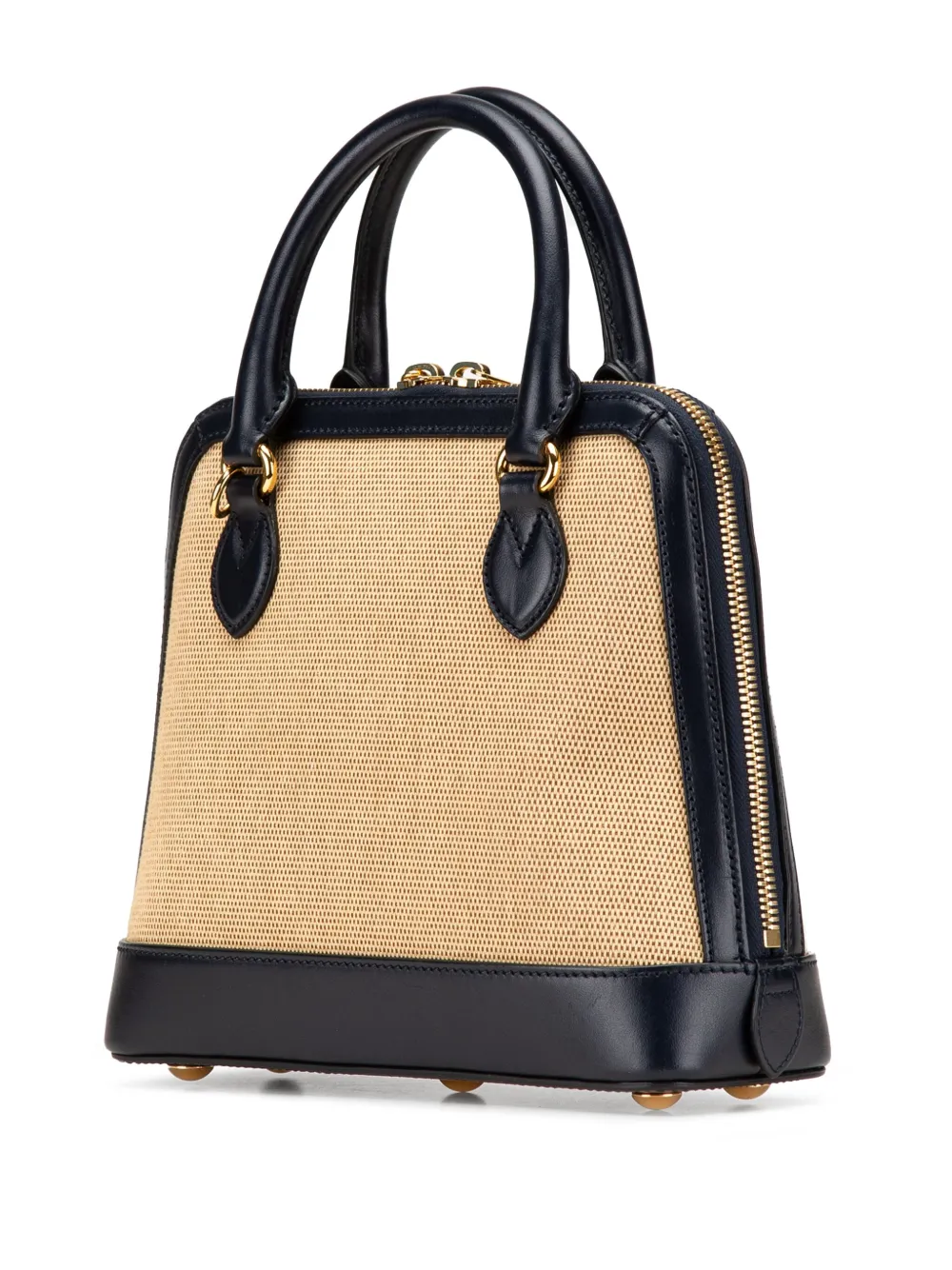 Pre-owned Gucci 2016-present Small Canvas Horsebit 1955 Satchel